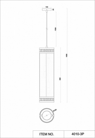 Подвесной светильник Favourite Exortivus 4010-3P