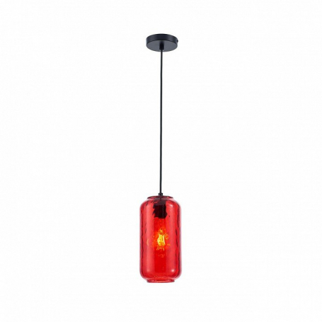 Подвесной светильник Rise 10177/1S Black/Red