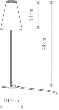 Интерьерная настольная лампа Nowodvorski Trifle 7758