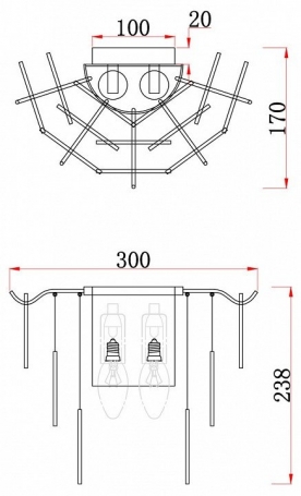 Потолочный светильник Maytoni Rim MOD058CL-L25W3K