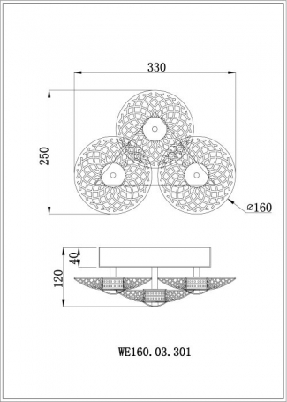 Настенный светильник Wertmark Pamela WE160.03.301