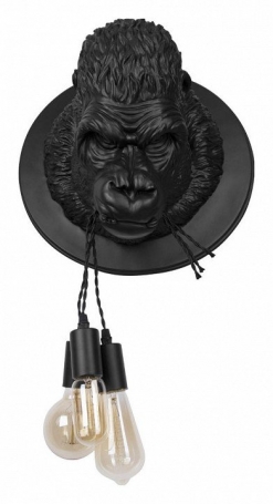 Настенный светильник с гориллой Loft IT Gorilla 10178 Black