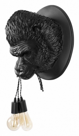 Настенный светильник с гориллой Loft IT Gorilla 10178 Black