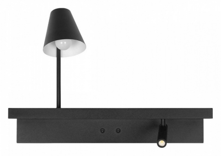 Настенный светильник Shelf 10216/2W Black