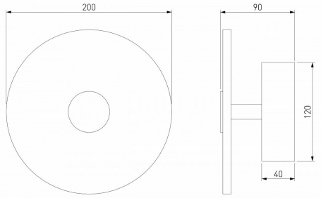 Трековый светодиодный светильник Arlight LGD-Zeus-2TR-R88-20W Warm3000 025928(1)