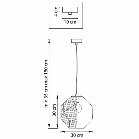 Потолочная светодиодная люстра Reluce 05883-0.3-5+5C WH
