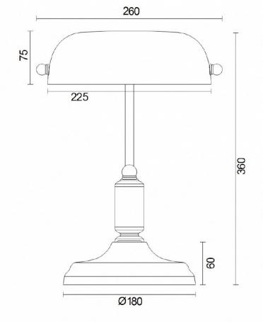 Настольная лампа Maytoni Kiwi Z153-TL-01-BS