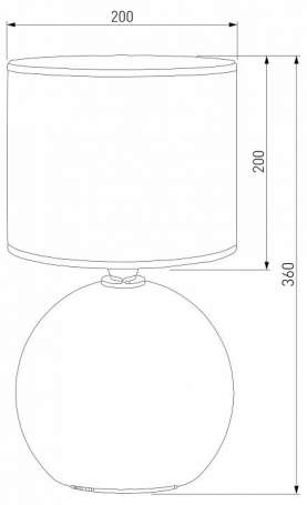 Настольная лампа TK Lighting 5087 Palla