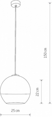 Подвесной светильник Nowodvorski Globe PLus M 7606