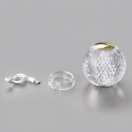 Интерьерная настольная лампа Crystal 5008/2TL