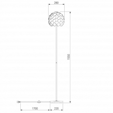 Накладной светильник Loft it Nevada 10297W Nickel