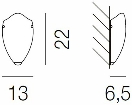 Бра CALICE AP CALICE 22 RS OR