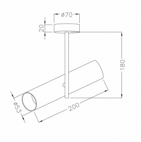 Трековый светодиодный светильник Ambrella light Track System GL6660