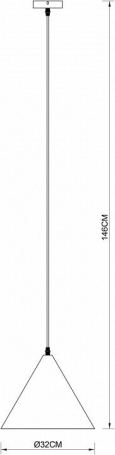 Подвесной светильник Arte Lamp David A7041SP-1BK