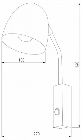 Бра TK Lighting Soho 4167 Soho Black
