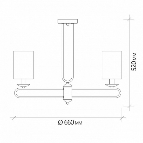 Подвесная люстра EVOLUCE Vinci SLE1115-203-06