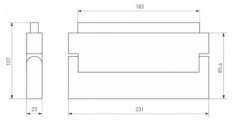 Трековый светодиодный светильник Arlight Mag-Orient-Laser-Fold-S230-12W Warm3000 035867