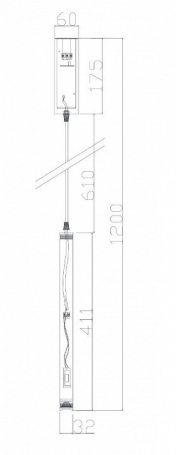 Подвесной светодиодный светильник Freya Telescope FR5168PL-L3CH