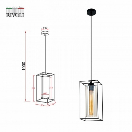 Подвесной светильник Rivoli Luna 5148-201