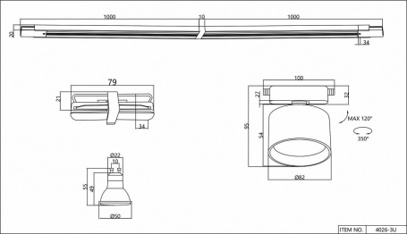 Подвесная люстра Bohemia Ivele 1403/20/460/XL-143/G