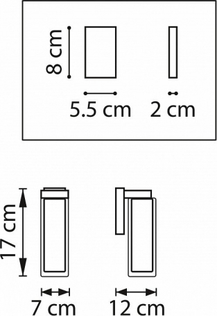 Бра 20.05 20.051B.H1.20SP.G