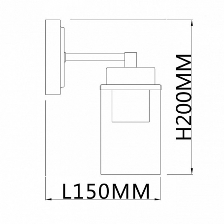 Торшер 83.32 83.322T6.30SP-152.G