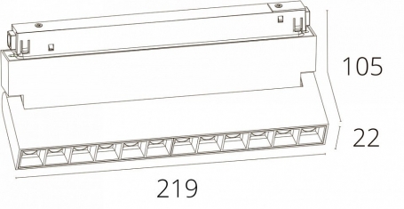 Трековый светодиодный светильник Arte Lamp Linea A4638PL-1WH