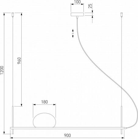 Подвесной светильник Eurosvet Stair 70145/1 белый