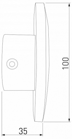 Настенный светильник Elektrostandard Mini Disc черный жемчуг MRL LED 1126 a061713