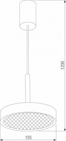 Подвесной светодиодный светильник Elektrostandard Plate 50260 LED a065413