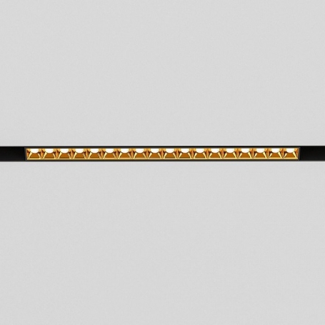 Трековый светодиодный светильник Elektrostandard Slim Magnetic Artas 85104/01 черный/золото a064530