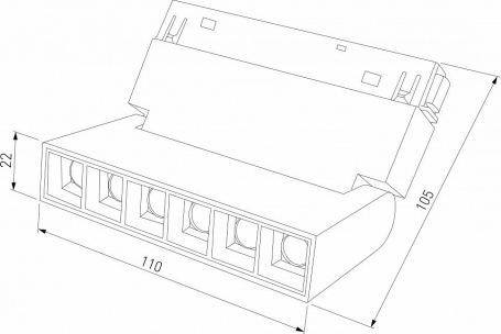 Трековый светодиодный светильник Elektrostandard Slim Magnetic 85194/01 a066586