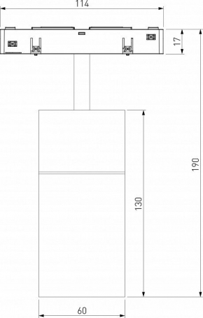 Трековый светодиодный светильник Elektrostandard Slim Magnetic Comfi 85188/01 a066516
