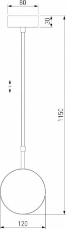 Подвесной светильник Elektrostandard Grollo 50120/1 белый 4690389187155