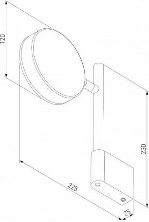 Настенный светодиодный светильник Elektrostandard Tobi 40129/LED черный a064592