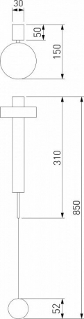 Бра Elektrostandard Orco 40112/LED черный a057590