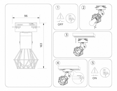 Светильник на штанге Ambrella Light GL GL5002