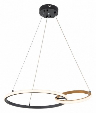 Подвесной светодиодный светильник Escada Relation 10230/2LED Black/Gold