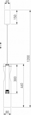 Подвесной светильник Eurosvet Swan 50253/1 LED черный