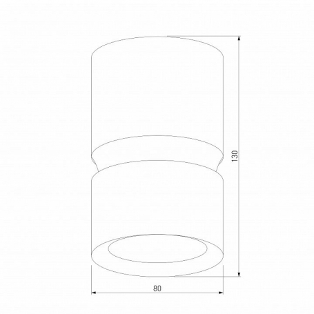 Потолочный светодиодный светильник Elektrostandard Kayo 25049/LED 12W 4000К белый a064730