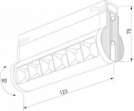 Трековый светодиодный светильник Elektrostandard Alter 6W 4200K 85048/01 a062995
