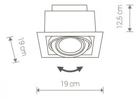 Встраиваемый светильник Nowodvorski Downlight 9575