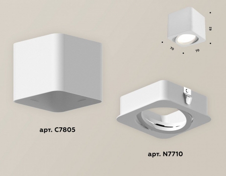 Точечный светильник Ambrella light Techno Spot XS7805010