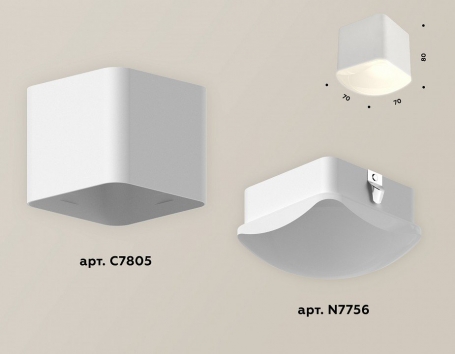 Точечный светильник Ambrella light Techno Spot XS7805041