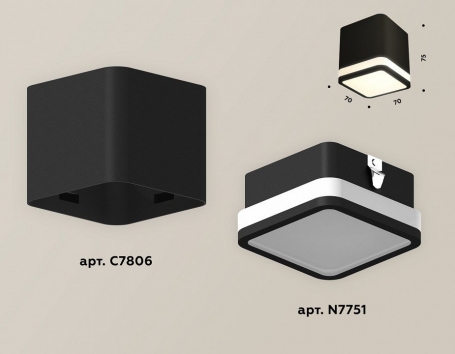 Точечный светильник Ambrella light Techno Spot XS7806030