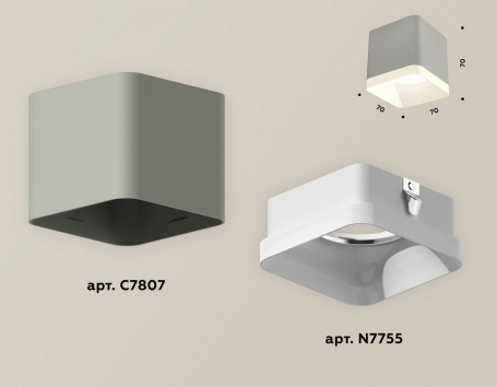 Точечный светильник Ambrella light Techno Spot XS7807010