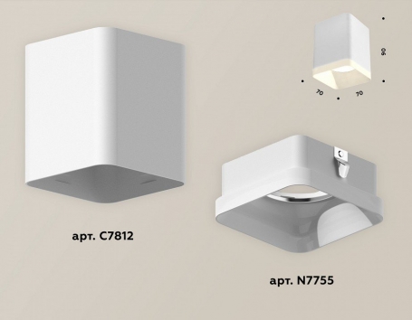 Точечный светильник Ambrella light Techno Spot XS7812021