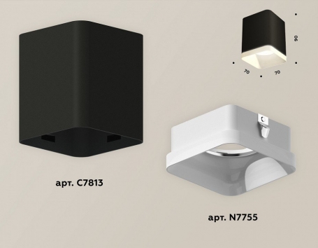 Точечный светильник Ambrella light Techno Spot XS7813021