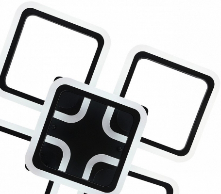 Потолочная люстра Spektr HIGH-TECH LED LAMPS 82022 BLACK