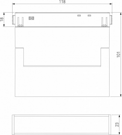 Трековый светодиодный светильник Elektrostandard Slim Magnetic Kos 85081/01 a063542